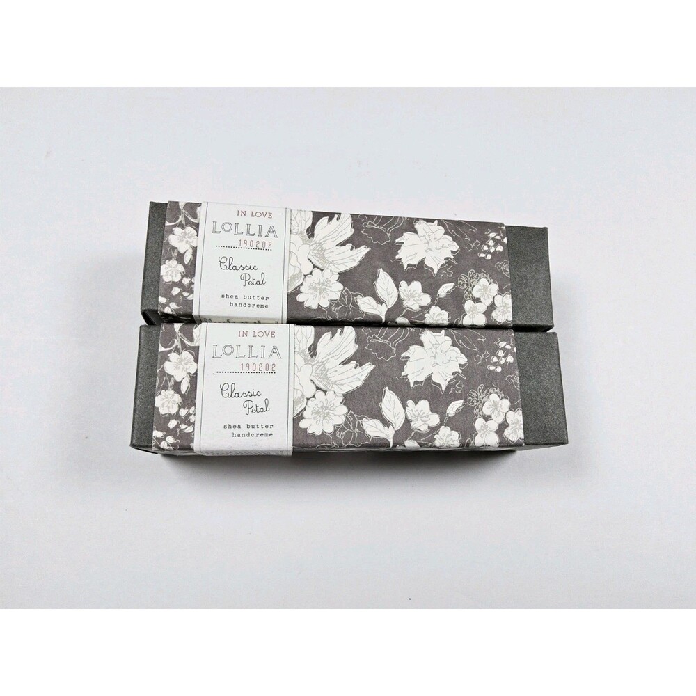 Lot Of 2-Lollia Margot Elena Classic Petal Shea Butter Handcream 1.25oz/35g